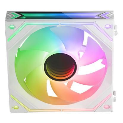 Ventilador para PC Mars Gaming MF-LINKFINITY de 12 cm - Blanco