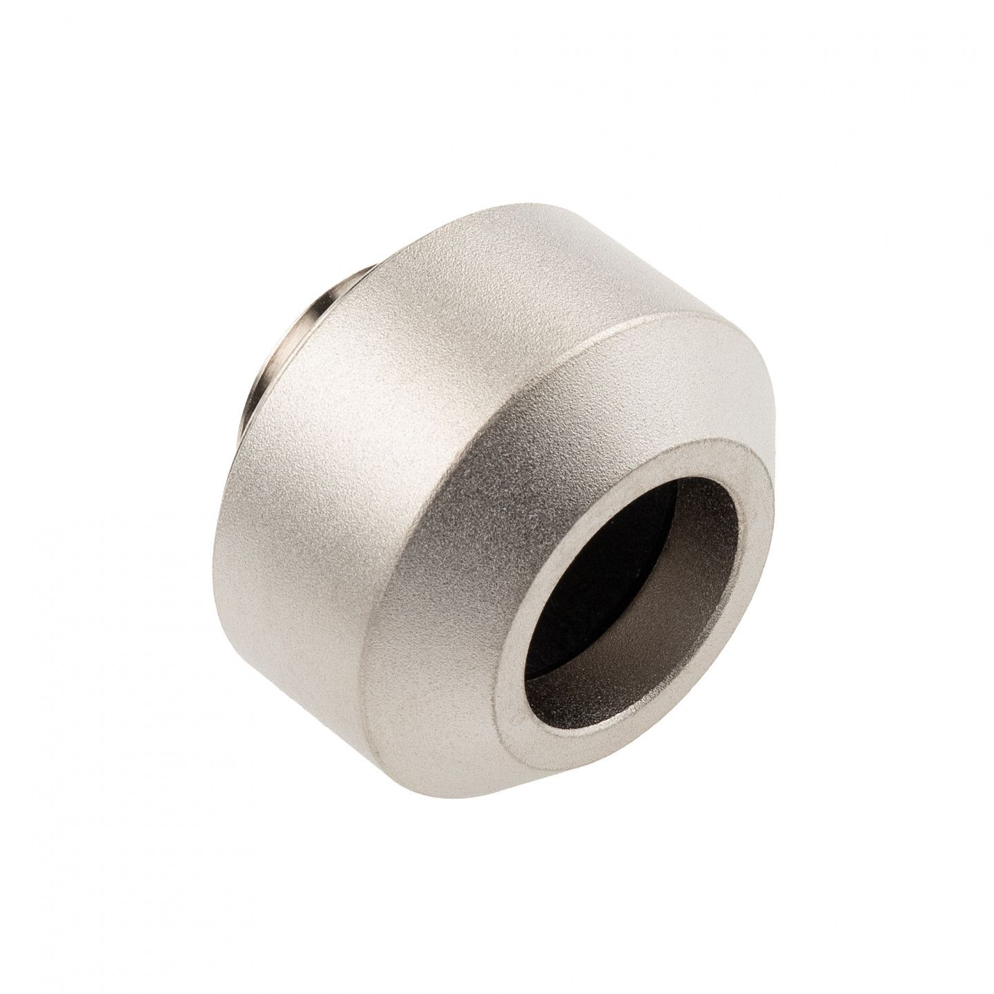 Optimus Hardtube Fitting, Satin Nickel, 12mm