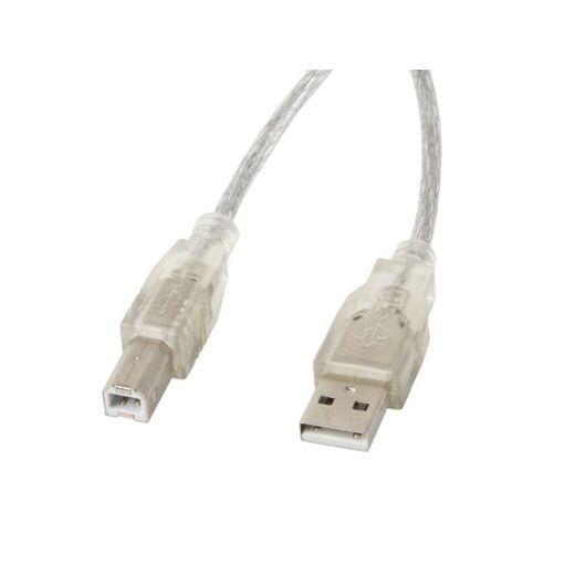 Câble USB Lanberg 3.0, 3 mètres, Transparent