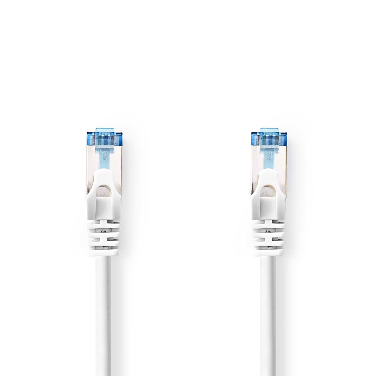Cable de red Nedis Cat6a, 0.25 m, Blanco (CCGL85330WT025)