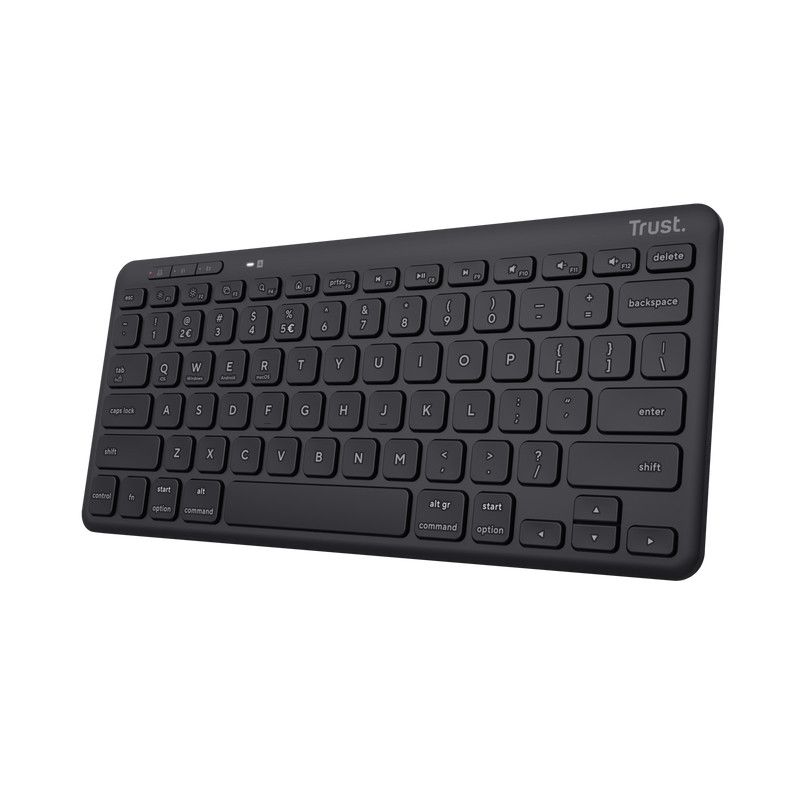 Trust Lyra Universal Wireless RF + Bluetooth Keyboard QWERTY Italian Black