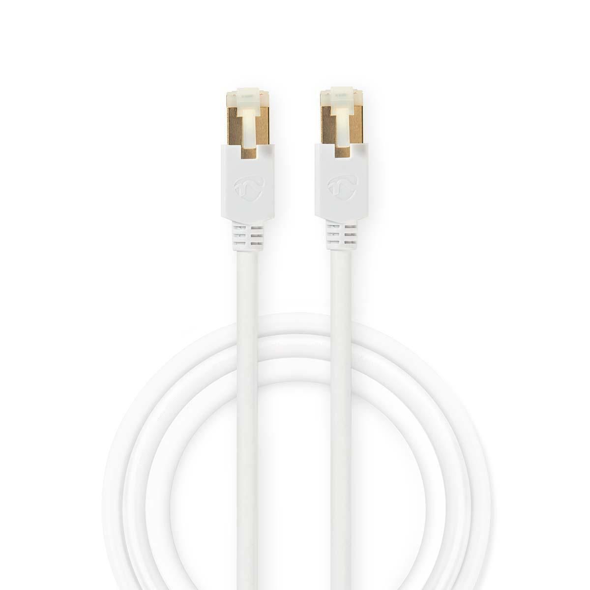 Cable de red Nedis Cat6 SF/UTP S-FTP - 1 m, Blanco