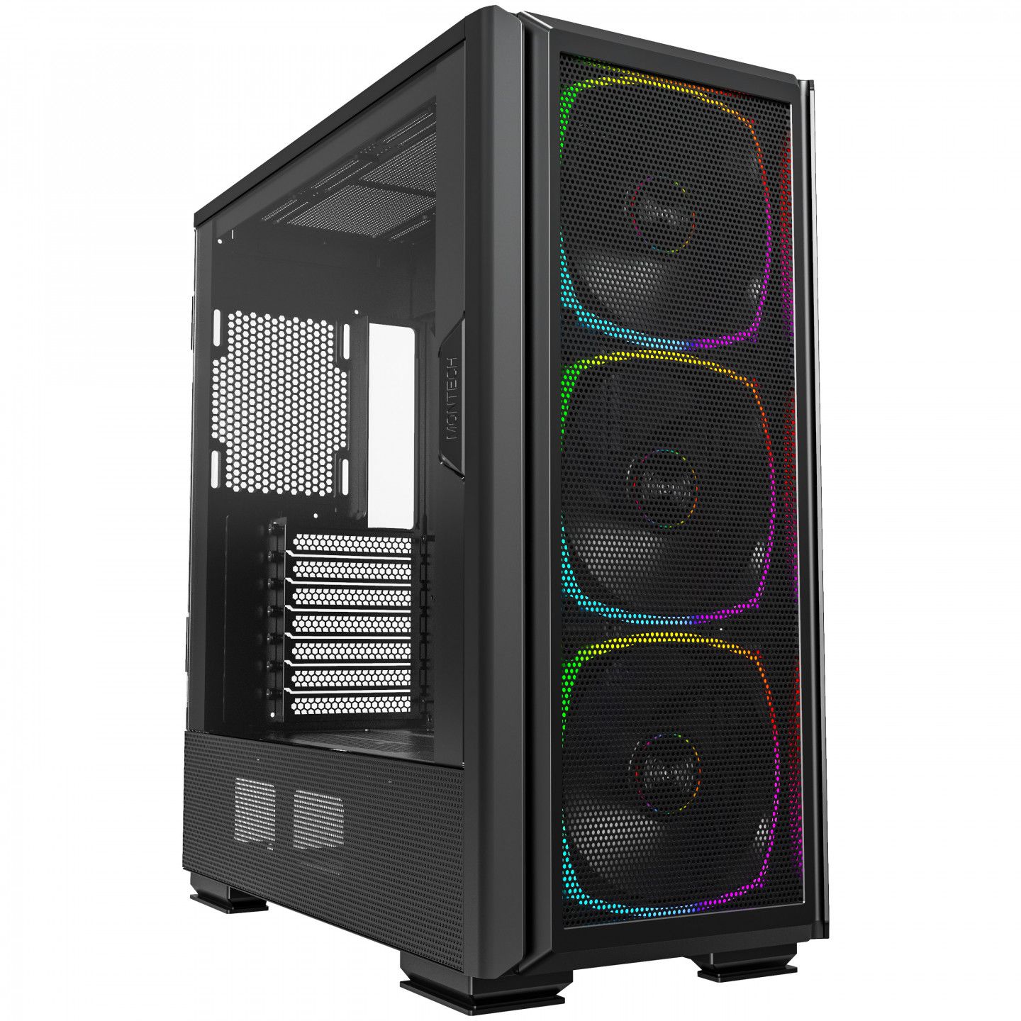 Caja de PC Montech Sky Two GX RGB Torre Media E-ATX - Negro