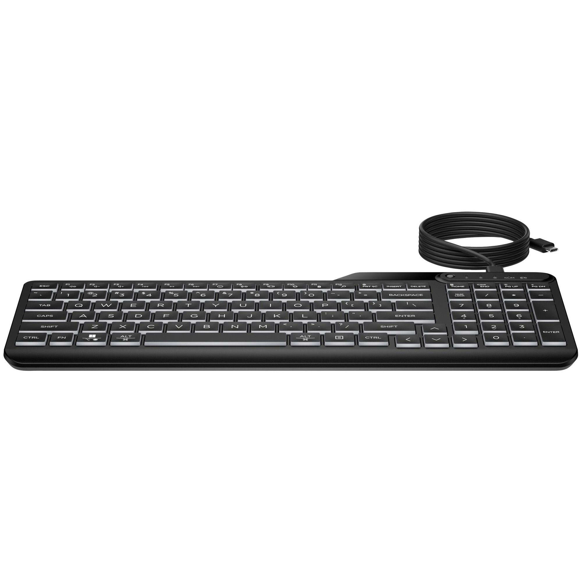 HP 400 Wired Retroilluminated Keyboard