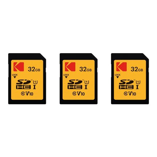 Kodak 3-Pack SDHC Memory Card 32GB Ultra High Speed - Class 10