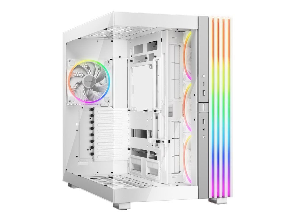 Listan Light Base 900 FX - Extended ATX - Glazed Side Panel (Glass) - No Power Supply (ATX / PS/2) - White - USB/Audio