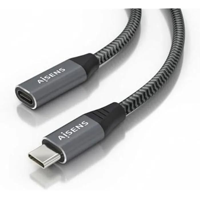 AISENS USB Extension Cable - Grey - 50cm - USB 2.0