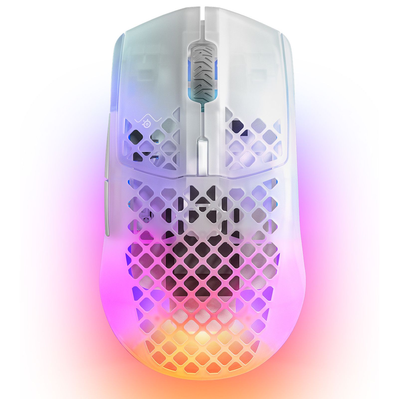 SteelSeries AeroX 3 Wireless Ghost - Wireless Gaming Mouse - White