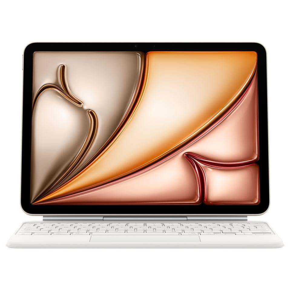 Apple Magic Keyboard - White - Spanish QWERTY for iPad Air (4th/5th Gen) & M2/M3
