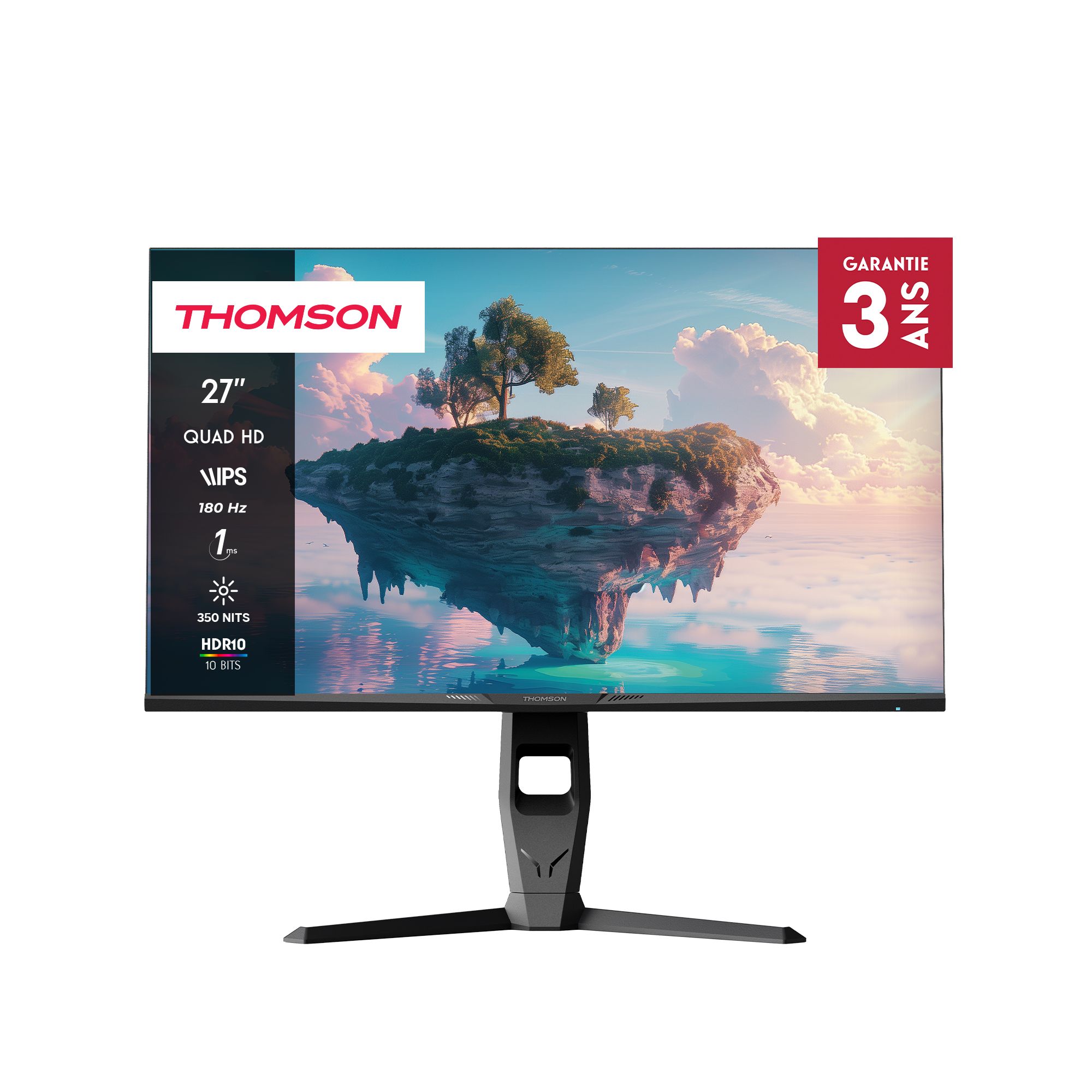 Thomson Gaming Monitor M27QG5Y14 - 27-inch QHD IPS Panel 180Hz