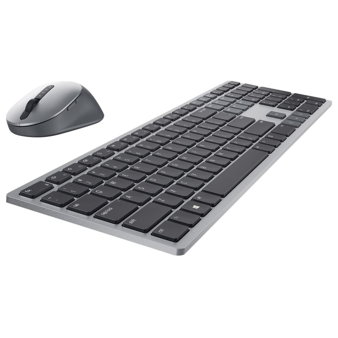 Clavier et souris sans fil Dell Pro Plus KM7321W - Mappage QWERTY - Gris titane