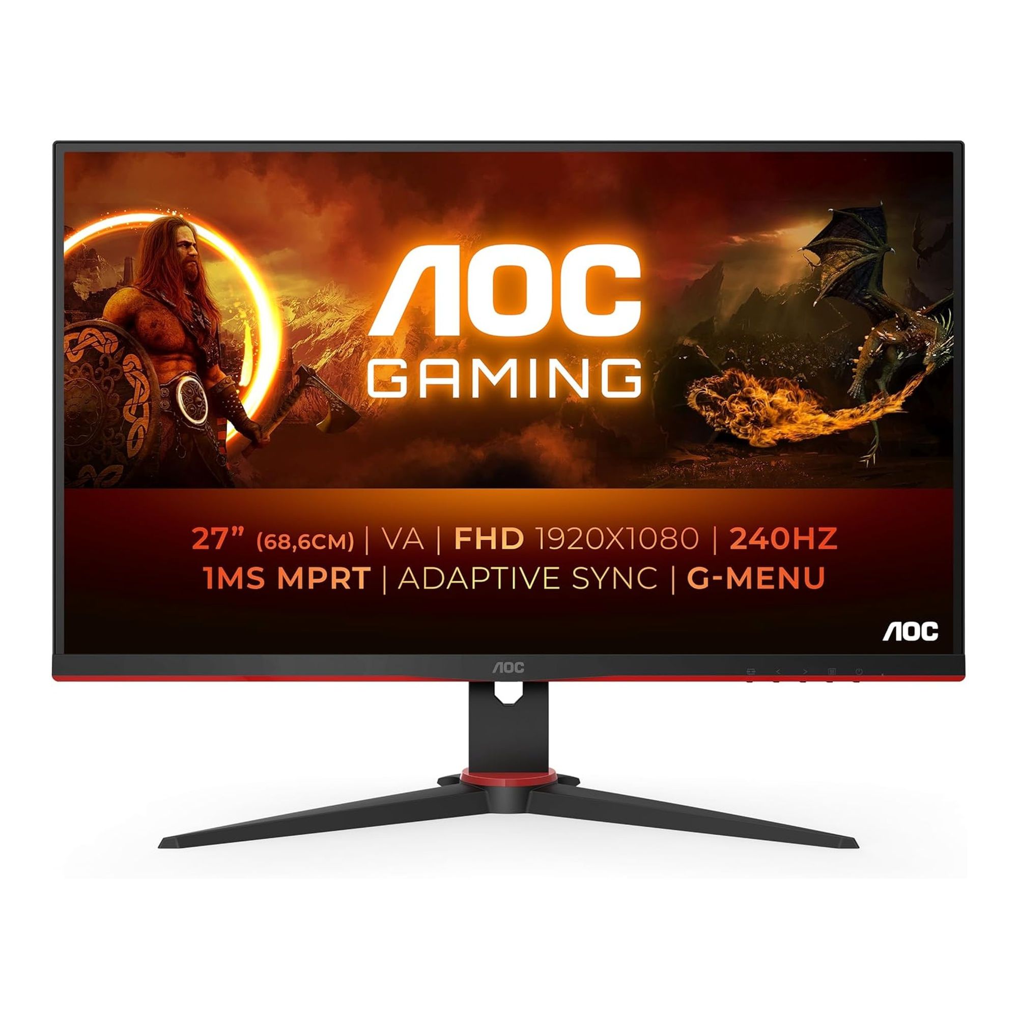 AOC 27G2ZNE/BK 27" 240Hz Full HD Gaming Monitor