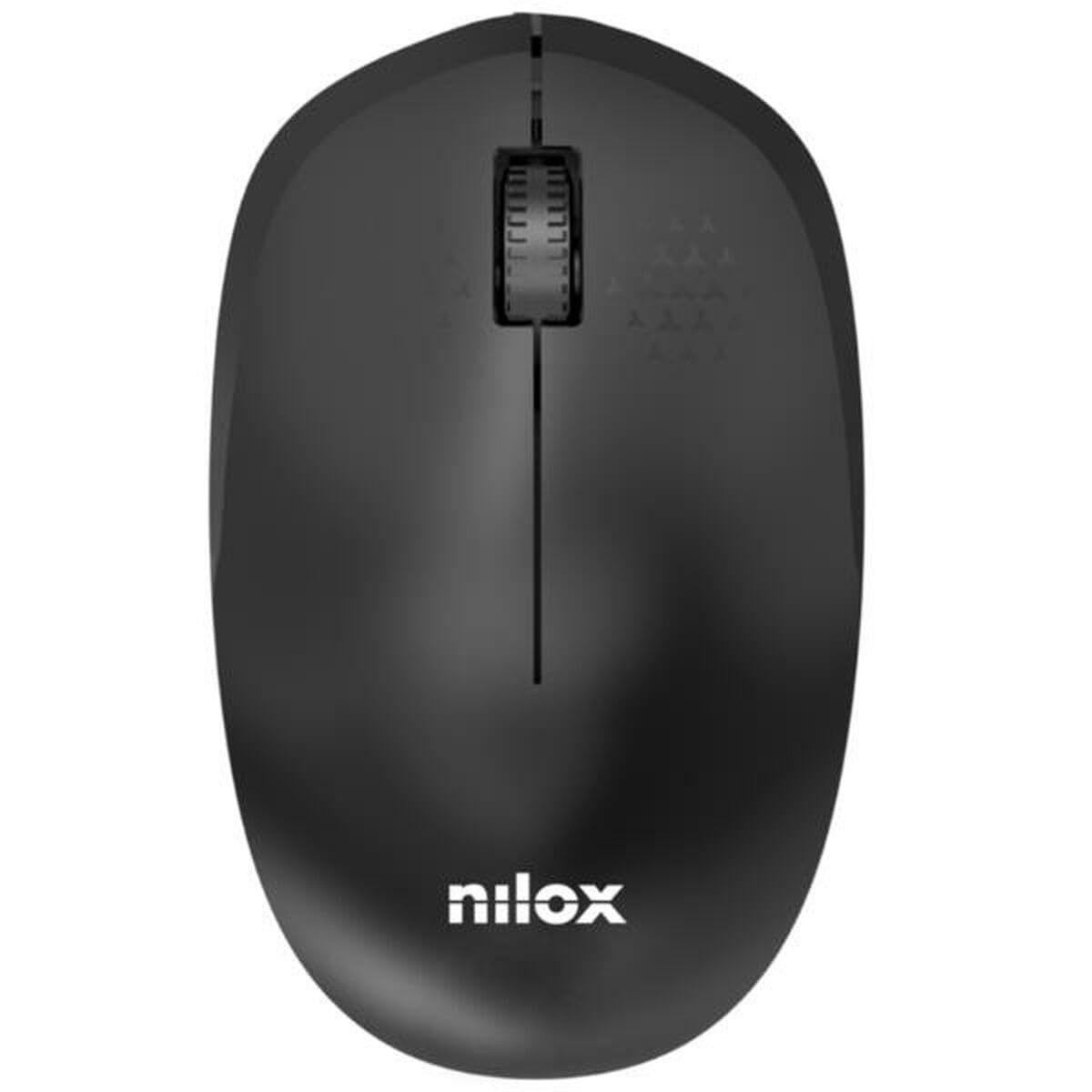 Ratón de ordenador Nilox - NXMOWI4011 - Con cable - Óptico - Negro