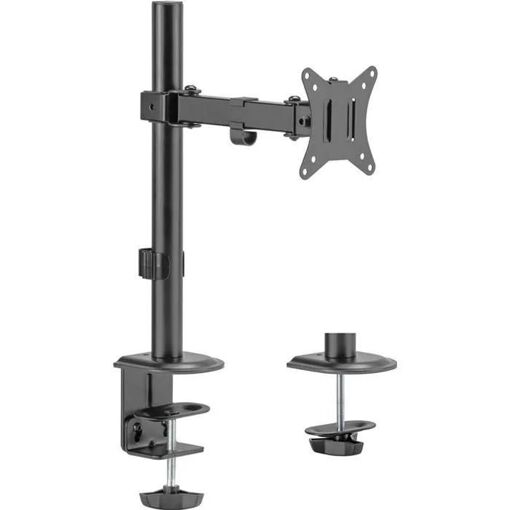 Maclean Desk Monitor Arm - Single Arm, VESA 75x75 & 100x100, 17-32", 9kg, MC-572N