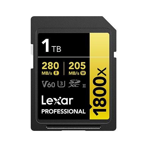 Lexar Professional 1800x 1TB SDXC UHS-II Class 10 Memory Card