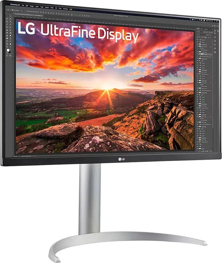 LG 27UP850K-W - Écran LED - 27" - 3840 x 2160 4K UHD (2160p) - IPS - 400 cd/m² - 1200:1 - DisplayHDR 400 - 5 ms - 2xHDMI, DisplayPort, USB-C - haut-parleurs