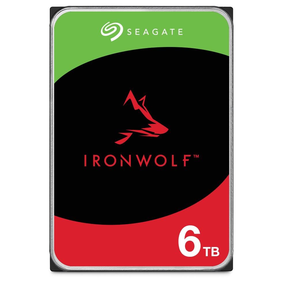 Seagate IronWolf 6TB Hard Drive, 5400 RPM, 256MB Cache, 3.5" SATA III