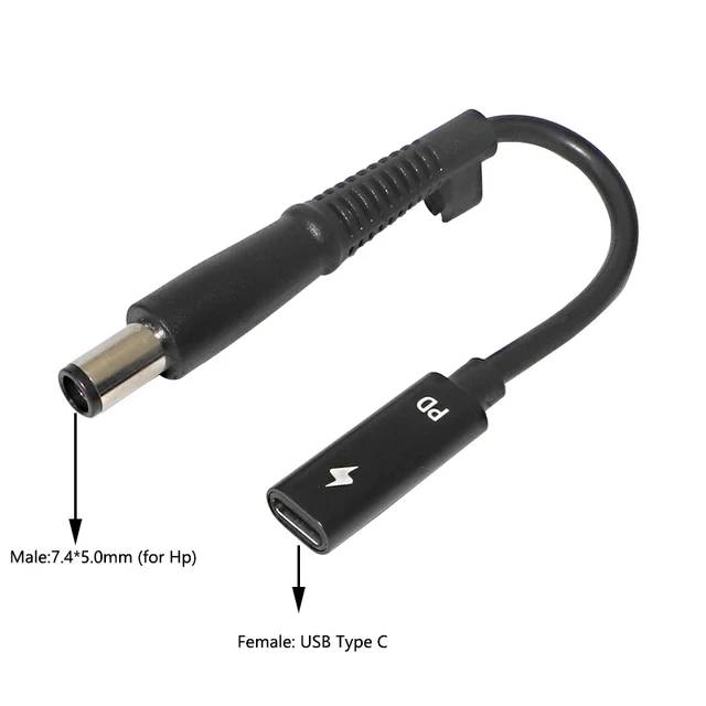 VSDFBSDFUY USB 3.1 Type-C to Laptop Power Adapter