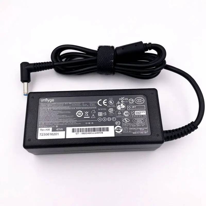 HP Laptop Charger 19.5V 2.3A, 45W Power Adapter for Pavilion, EliteBook, Folio, Stream Models