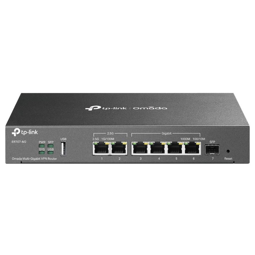 TP-Link Omada ER707-M2 2.5 Gigabit Ethernet Router, Black