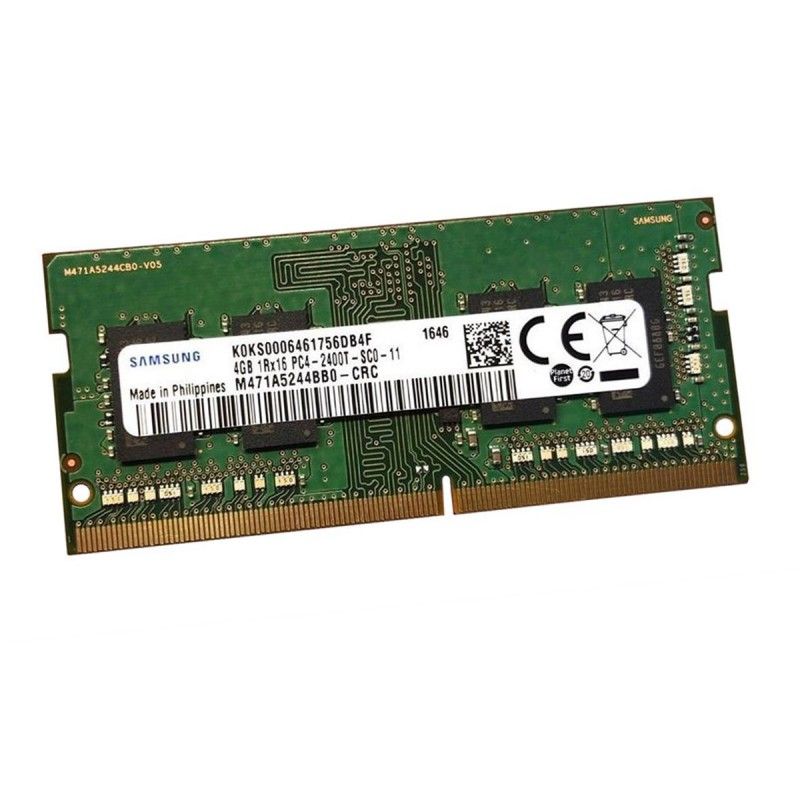 Memoria RAM Samsung SODIMM de 4 GB (M471A5244BB0-CRC, CL17, 2400 MHz)
