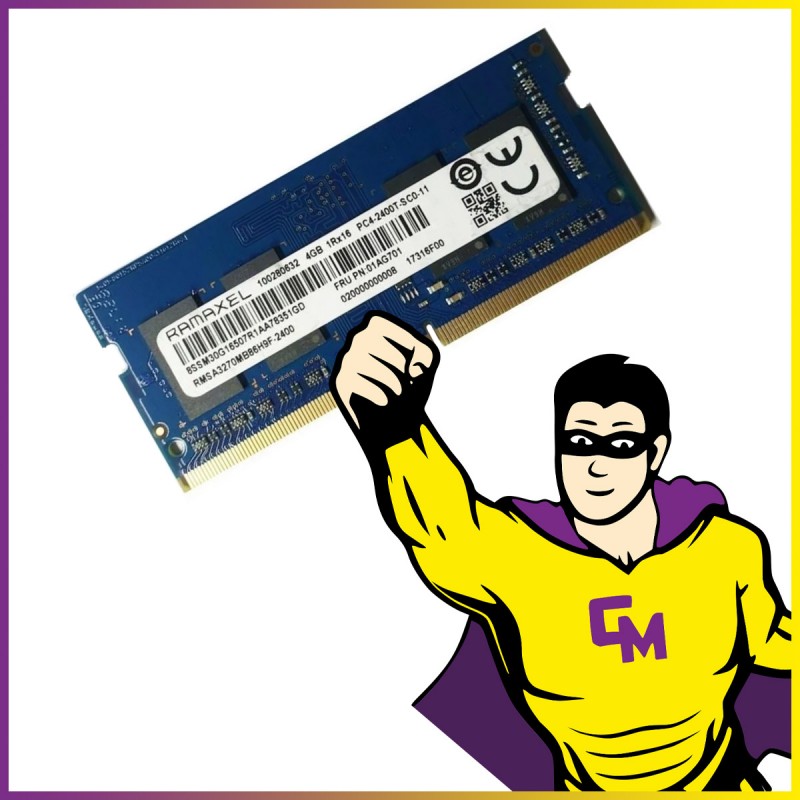 Ramaxel 4GB DDR4 SODIMM RAM (2400MHz, PC4-19200)