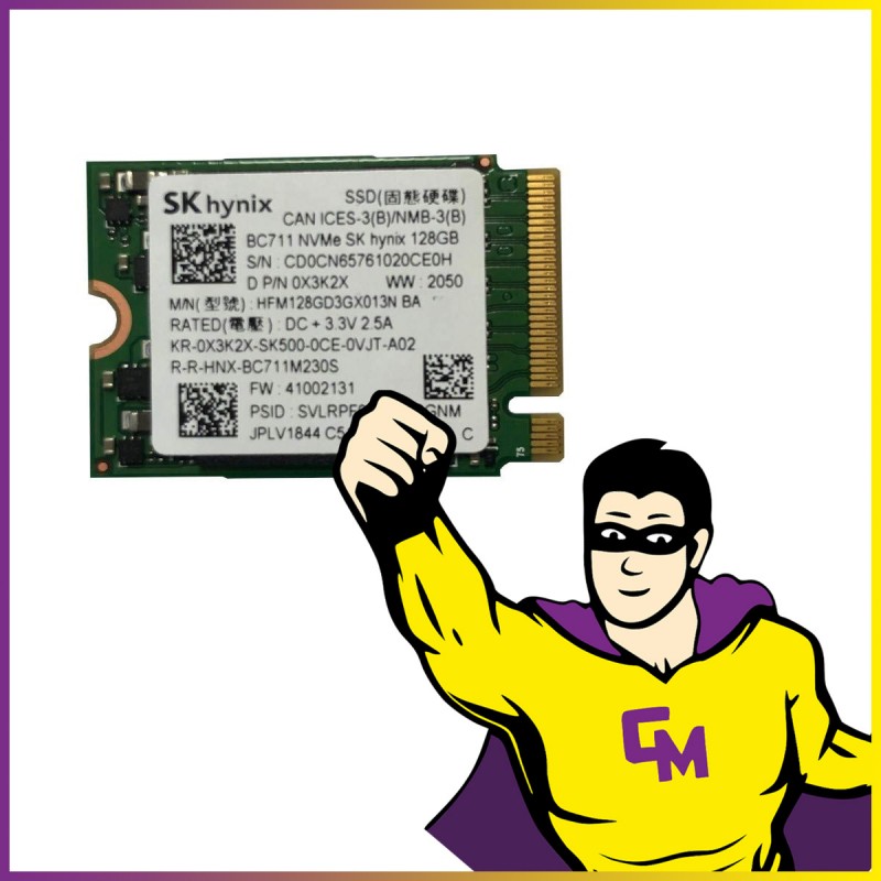 SK Hynix M.2 2230 NVMe SSD - 128GB