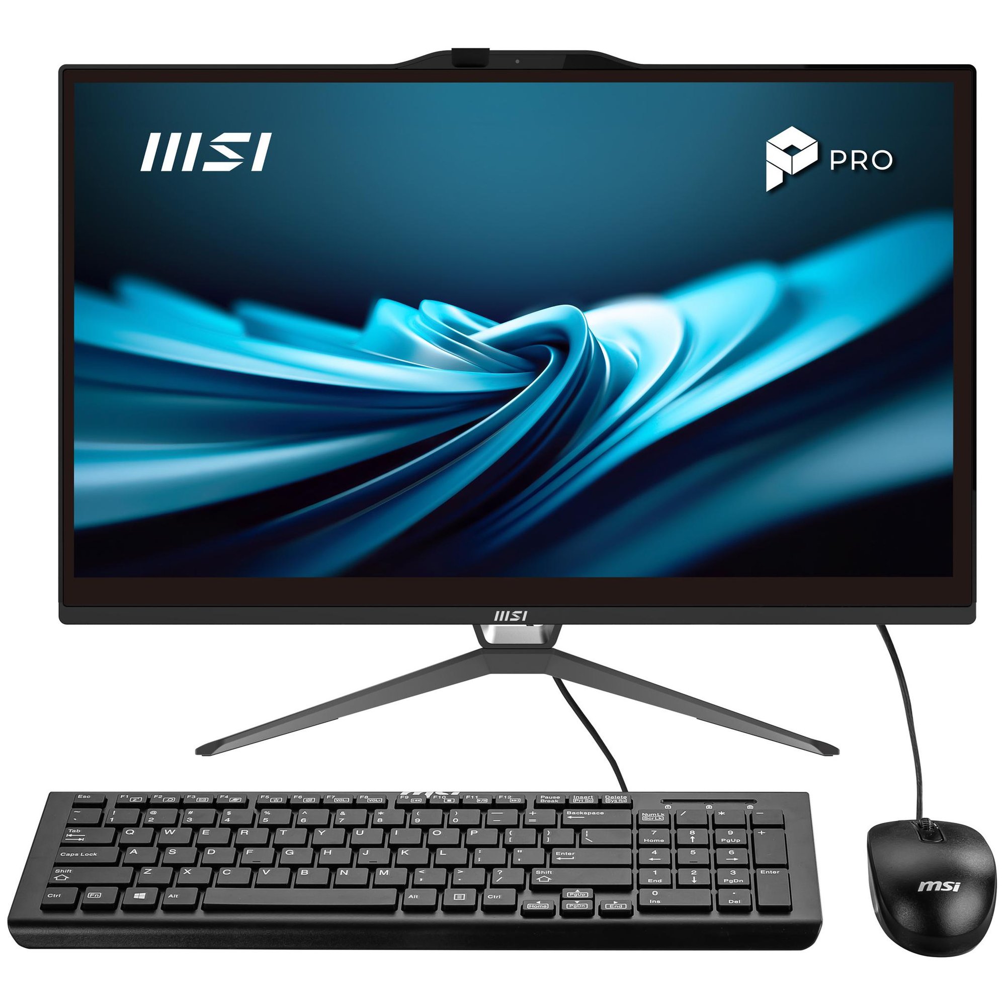 MSI Pro AP222T 14M-428FR Intel Core i5 Laptop - 21.5" FHD Touchscreen, 8GB DDR4, 500GB SSD, Windows 11 Pro, Wi-Fi 6E, Black