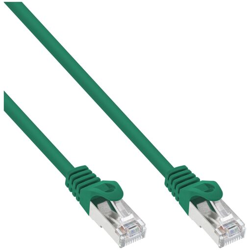 Cable de red InLine Cat5e, 0,3 m, Verde