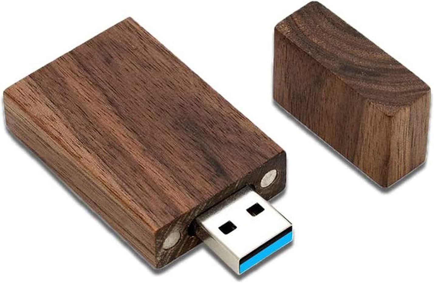 VBSUDGYDFG 64GB Wooden USB 3.0 Flash Drive, Super-Speed Thumb Drive