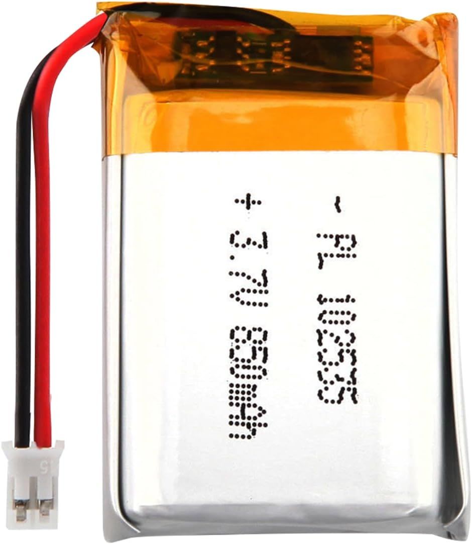 VSGDFHDFH Lithium-Ion 3.7V 850mAh Battery with 2P pH Connector and 2mm Grid
