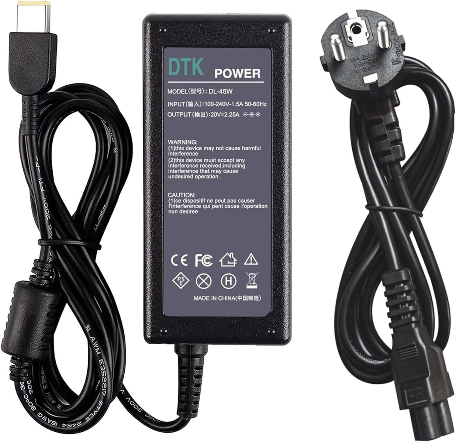 Lenovo ThinkPad 20V 45W Power Adapter
