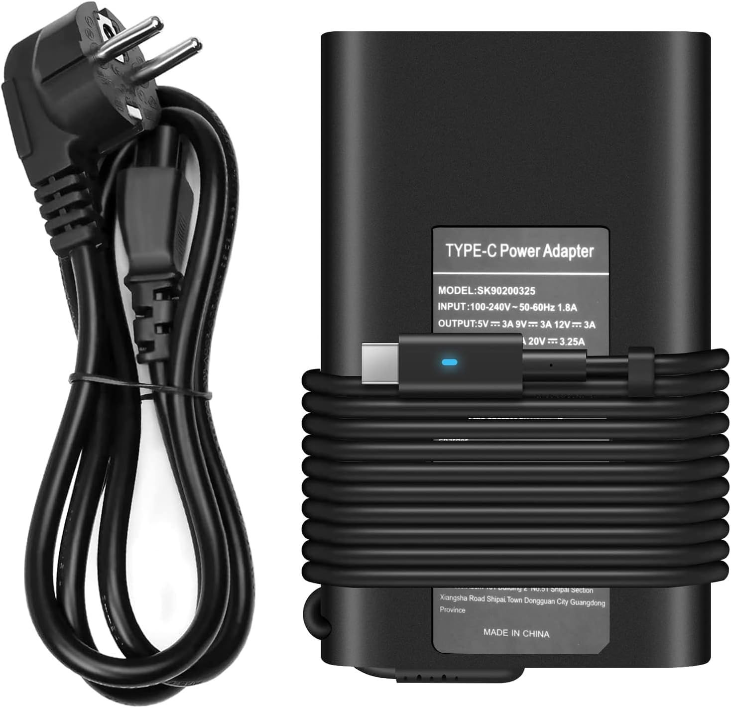 65W USB-C Type-C Portable Charger for Dell Laptops