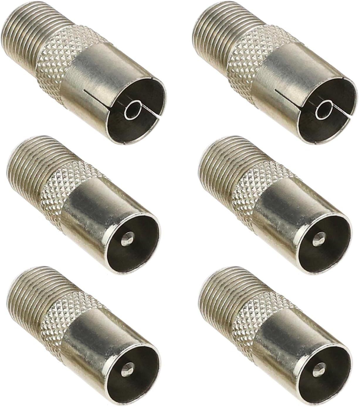 6-Piece Coaxial Antenna Coupler Kit (Female to Male)