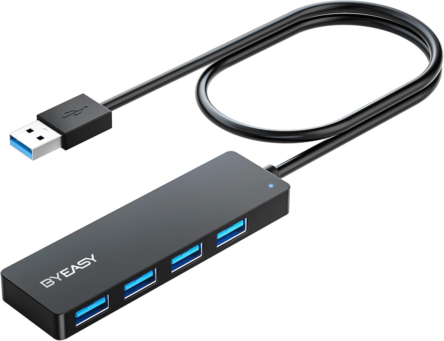 Hub USB 4 Ports, Multiport USB 3.0 Adapter
