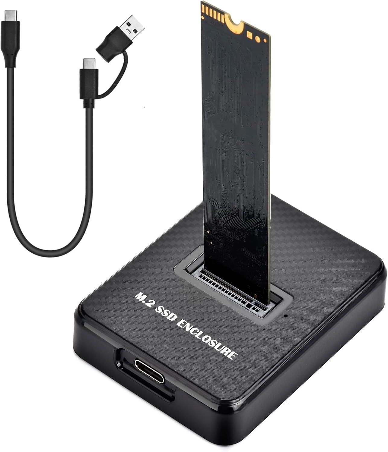 M.2 NVMe & SATA Docking Station - USB 3.1 Gen2 NVMe Adapter for M-Key B+M - Double Protocol M2 SSD Enclosure