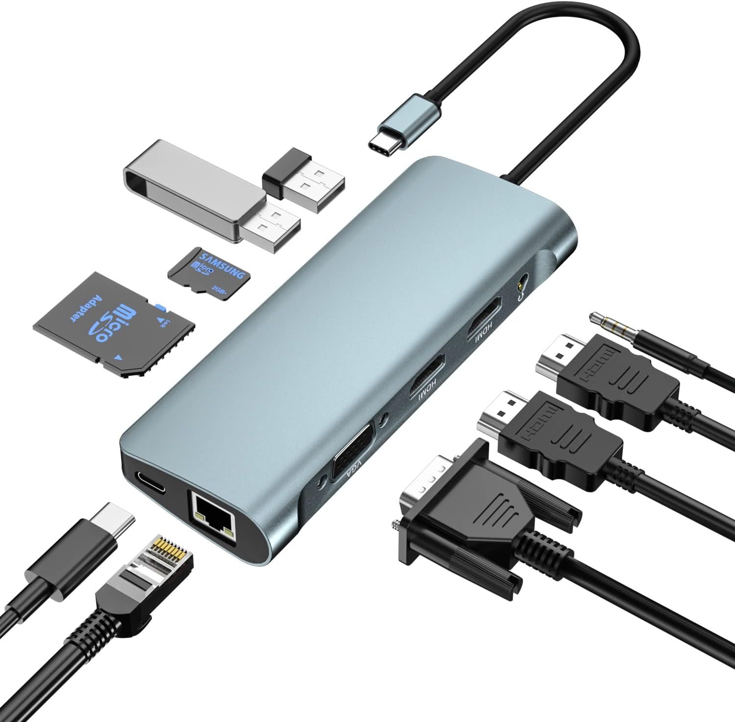 10-in-1 USB-C Docking Station
