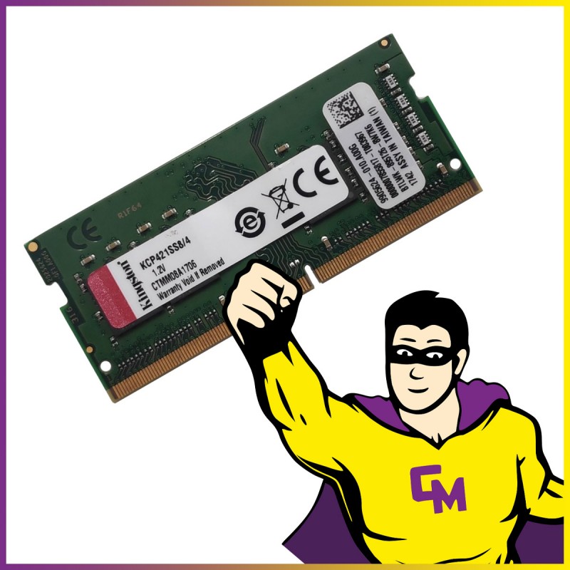 Kingston 4GB DDR4 SODIMM RAM (PC4-25600, 2133MHz)