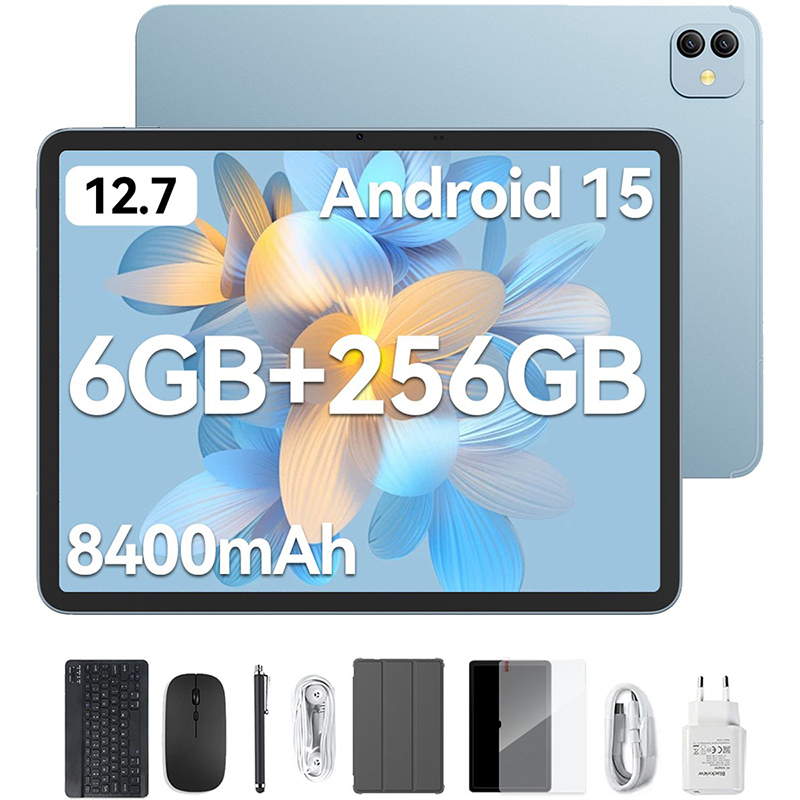 Blackview LINK 8 12.7-inch 2K+ 90Hz Tablet, 18GB + 256GB/SD 2TB, Android 15, 8400mAh, 16MP+13MP, WPS, PC Mode