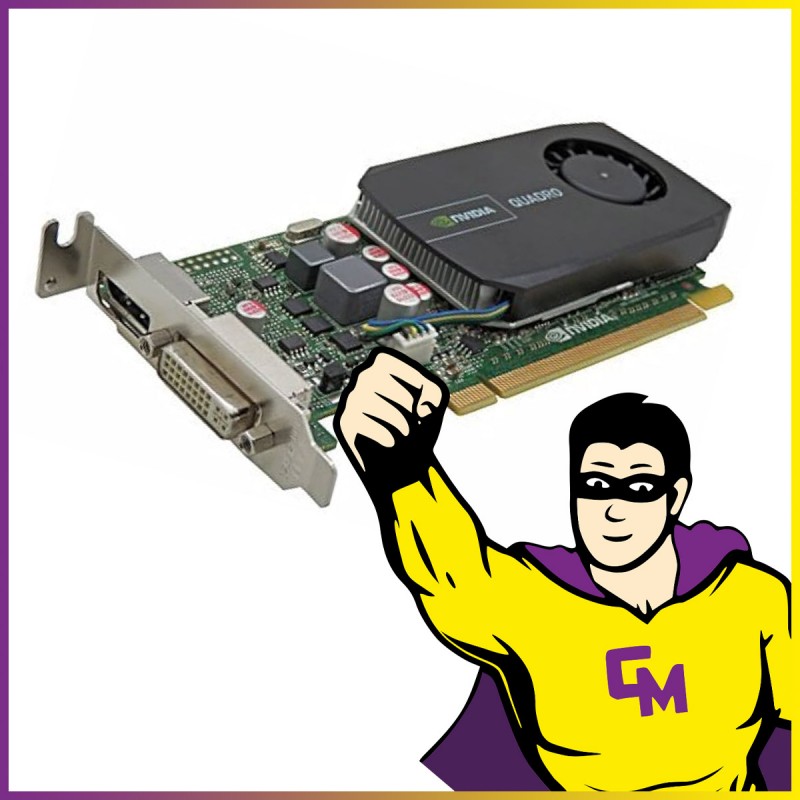 PNY Nvidia Quadro 600 VCQ600V2-T 1GB PCIe Graphics Card
