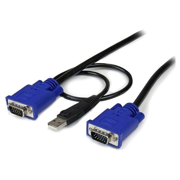 StarTech.com 2-in-1 USB and VGA Switch KVM Cable - 3m