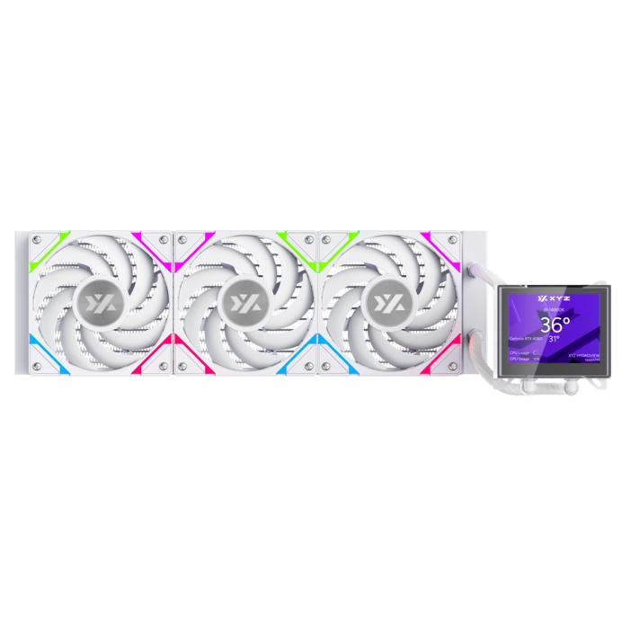 XYZ HydroView AIO 360 All-in-One Liquid Cooler 12cm White
