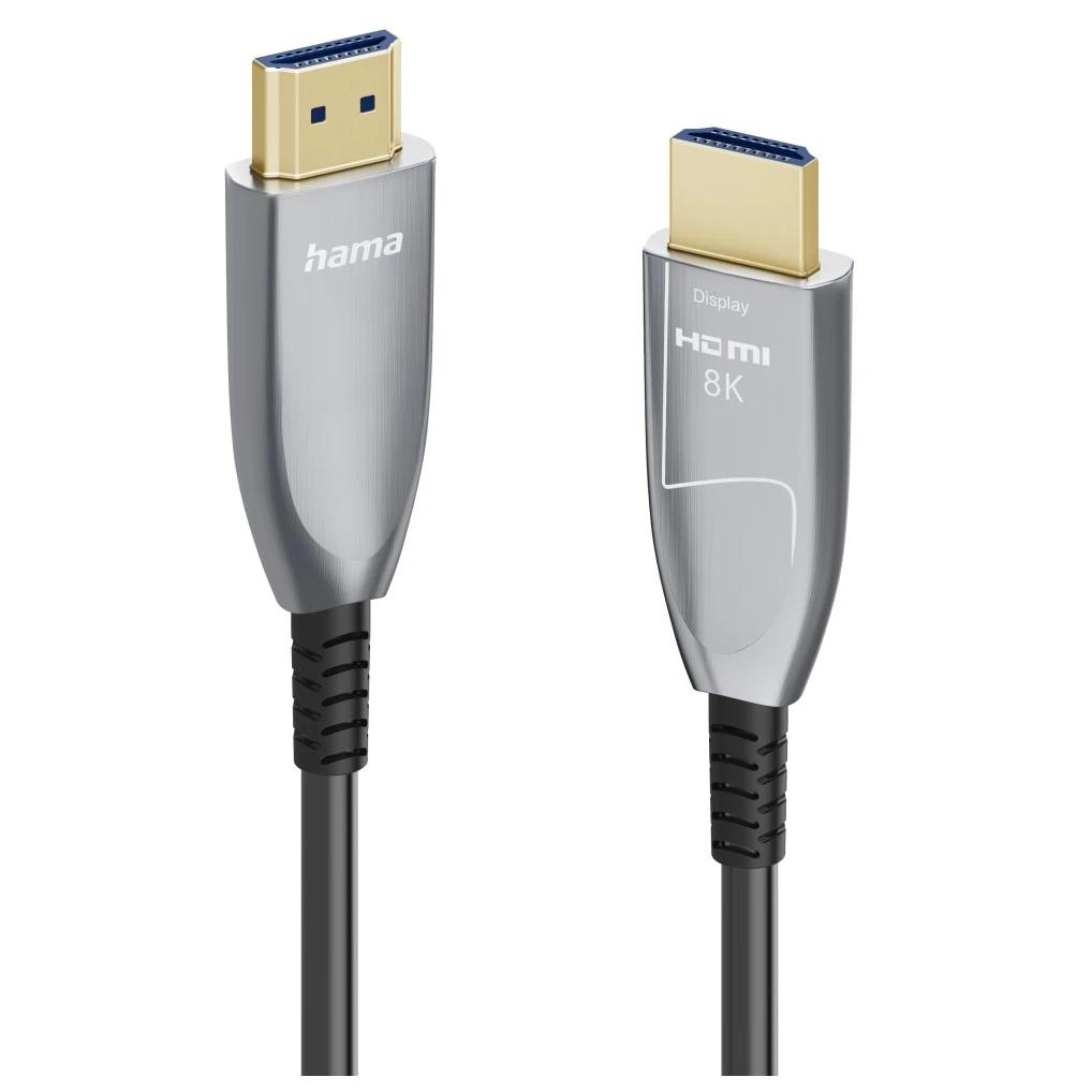 Hama 20m HDMI Cable, Black, Grey and Silver