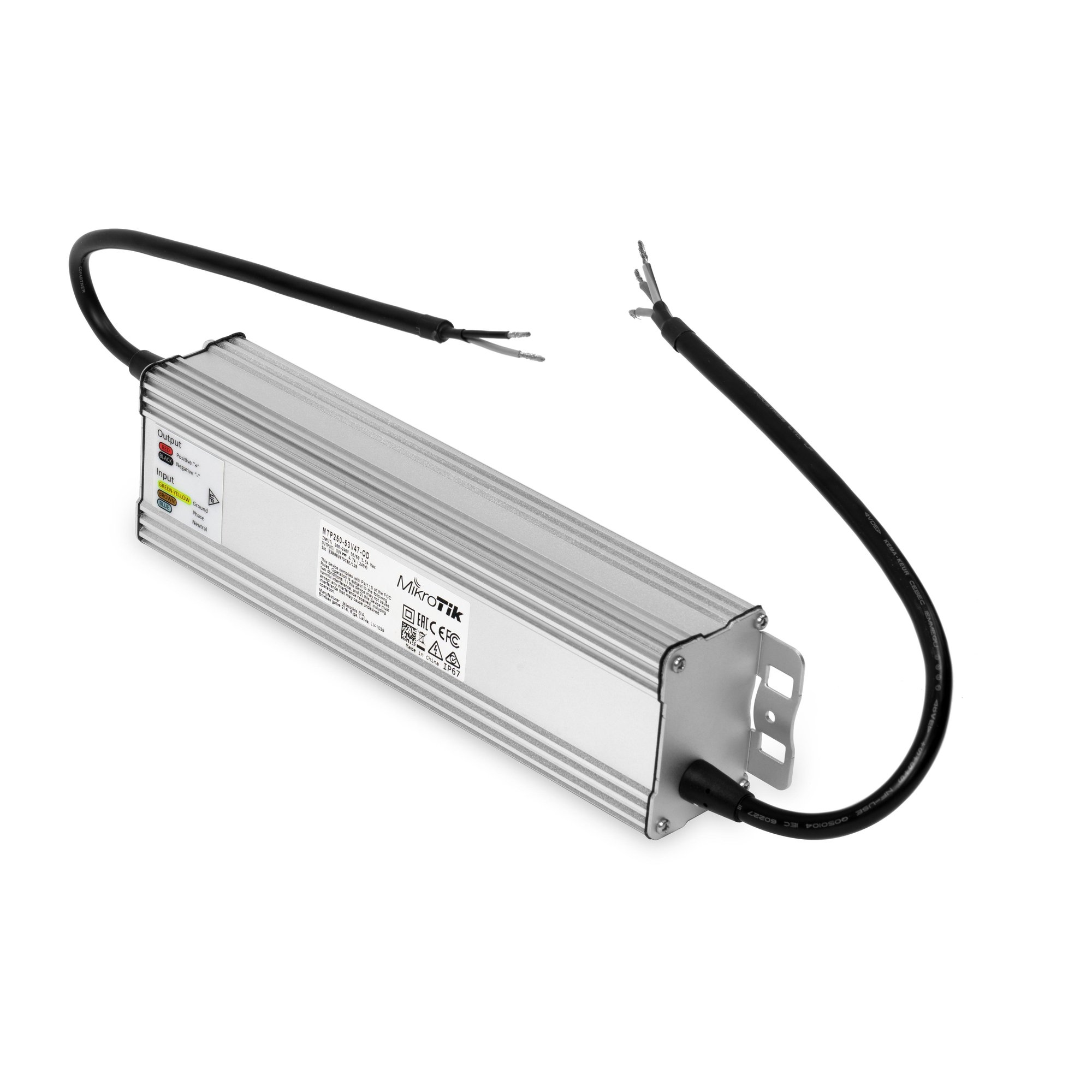 MikroTik External Power Adapter & UPS 250W Zinc