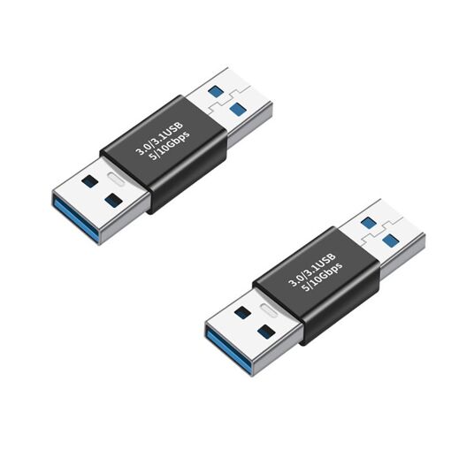 INF USB 3.1 Male to Male Adapter (2-Pack) - Fast and Reliable Data Transfer