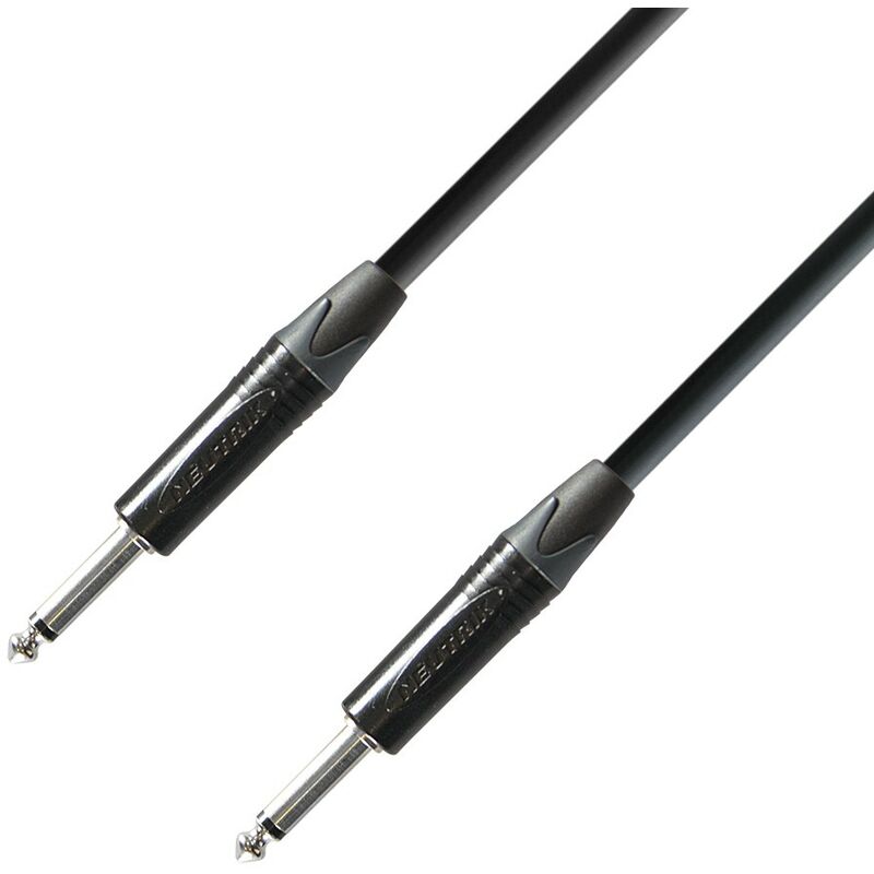 Adam Hall 6.3mm Mono to 6.3mm Jack Cable, 9mts
