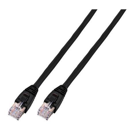 Cable de red EFB Elektronik Cat6, 3 m, Negro U/UTP (UTP)