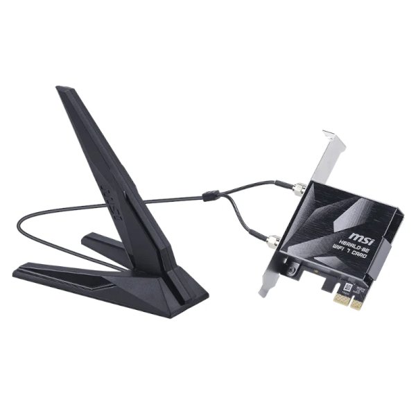 MSI Herald BE9400 PCIe WiFi 7 Network Card
