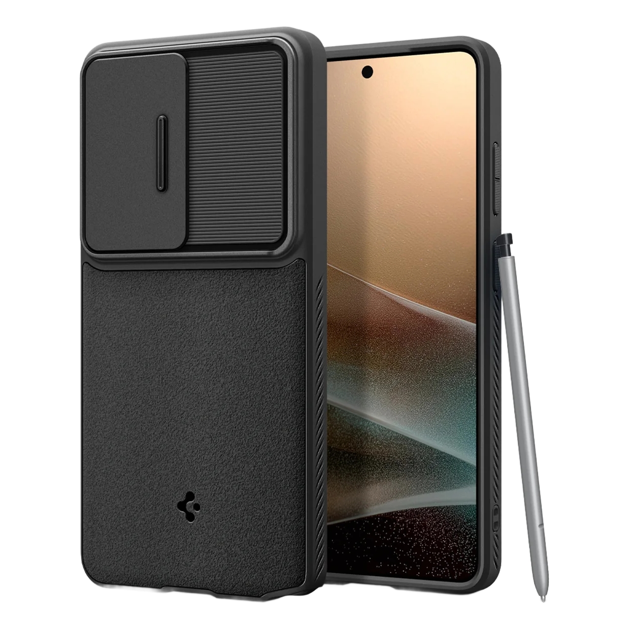 Spigen Optik Armor Camera Slider for Samsung Galaxy S26 Ultra, Black
