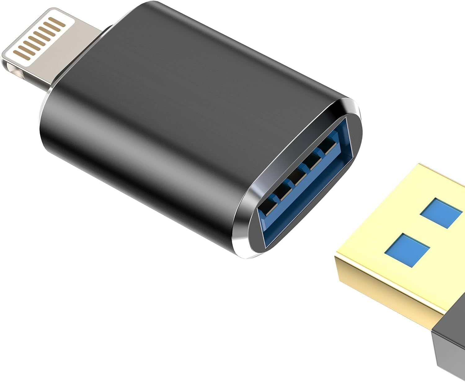 Adaptador USB a Lightning para iPhone - Certificado Apple MFI OTG